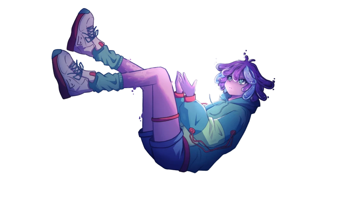 Nightly floating in the background